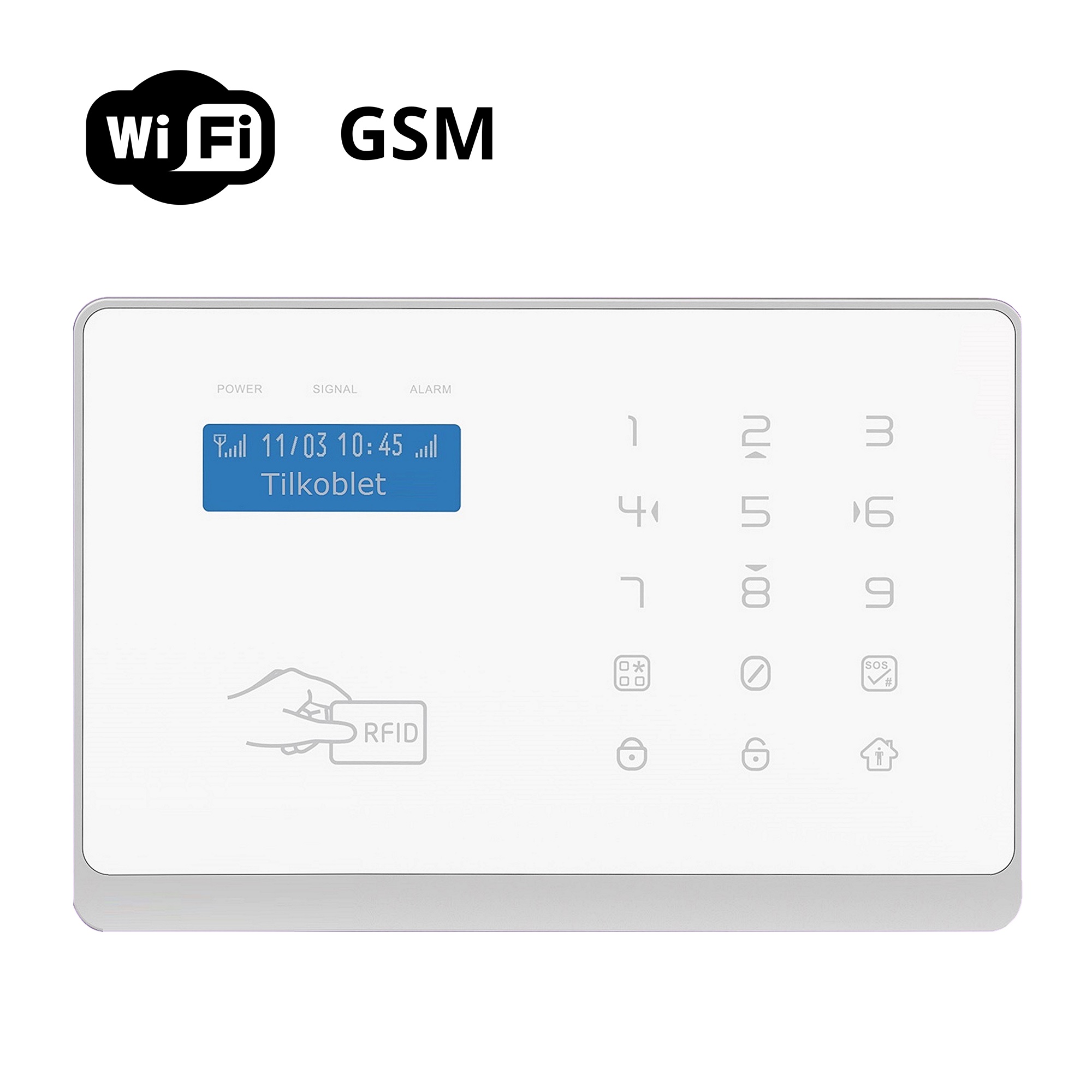Wifi Deluxe Tyverialarm