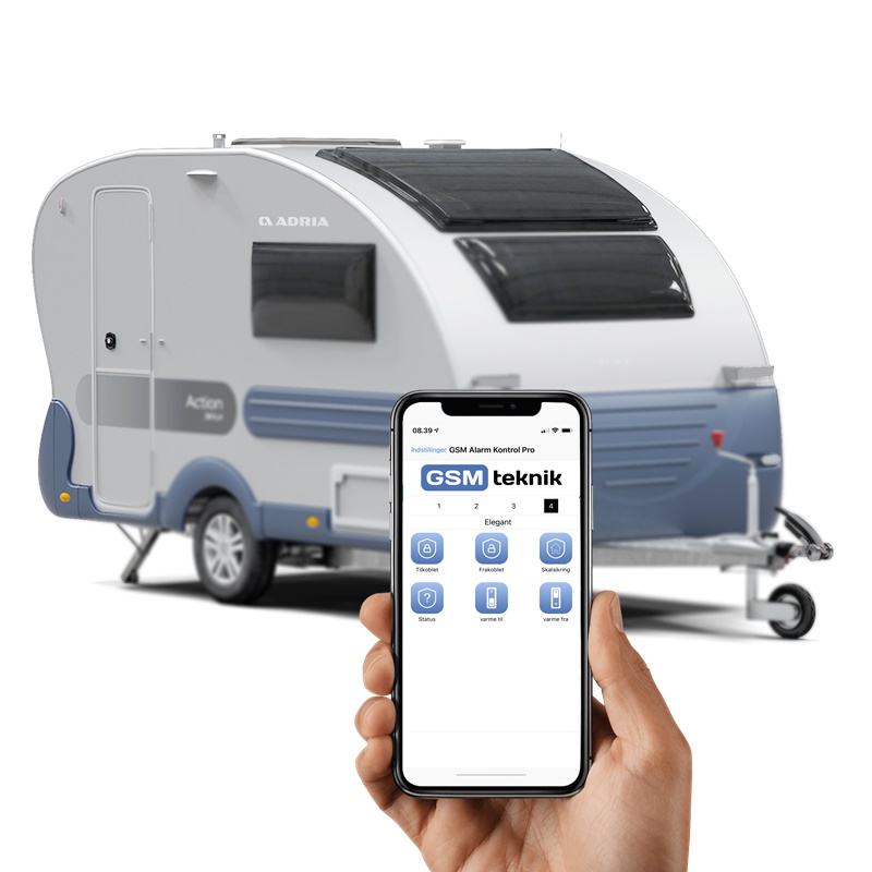 Camping GSM kontrol