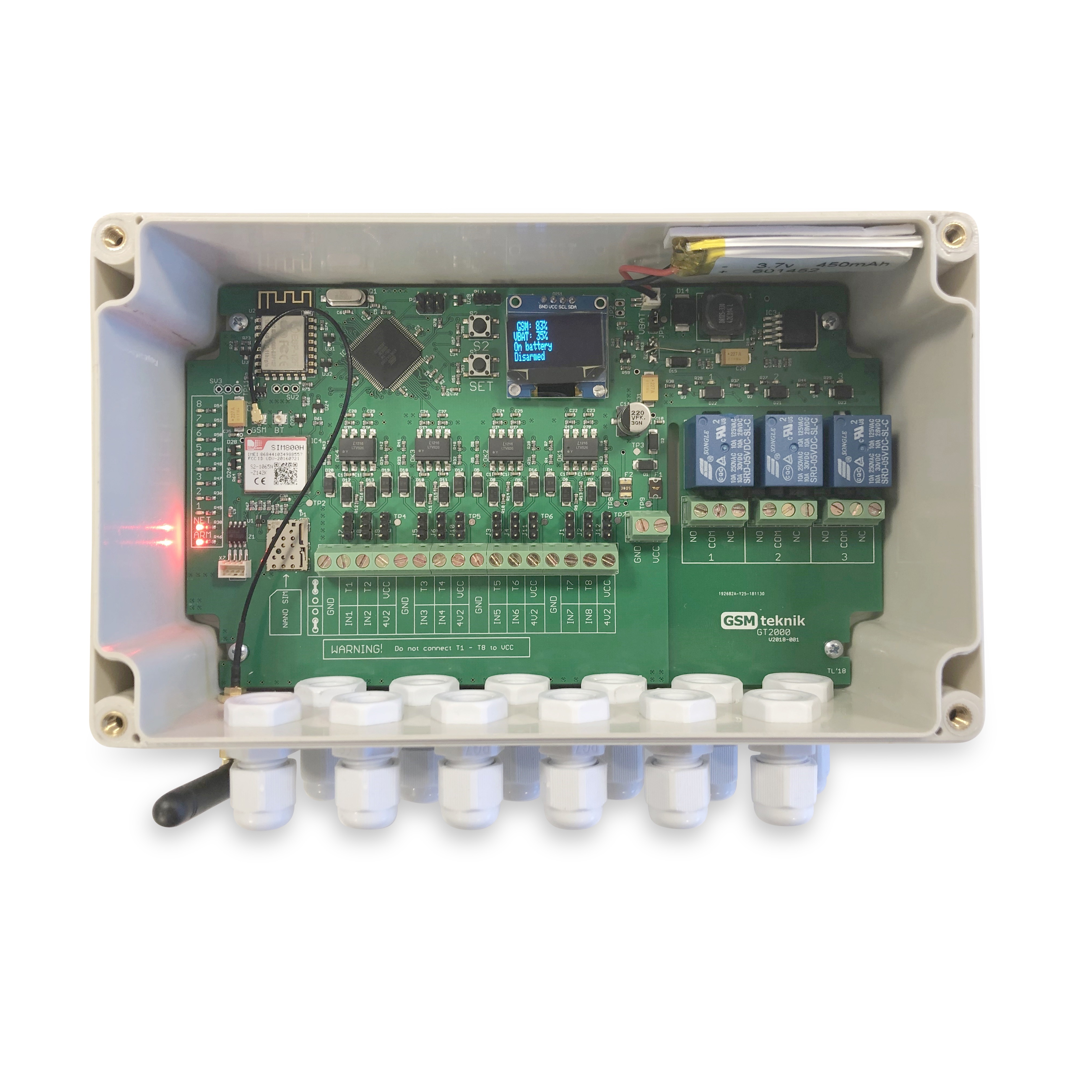 Gsm styring varmepumpe